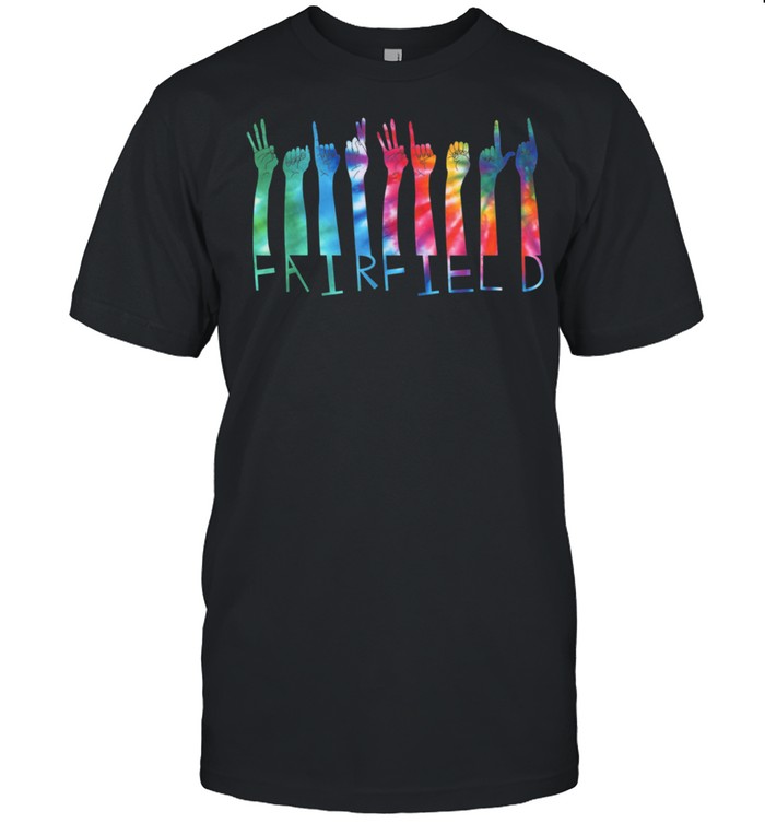Fairfield Tie Dye  ASL Sign Language Inclusive  Classic Men's T-shirt