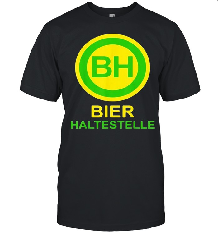 Bier Haltestelle  Classic Men's T-shirt