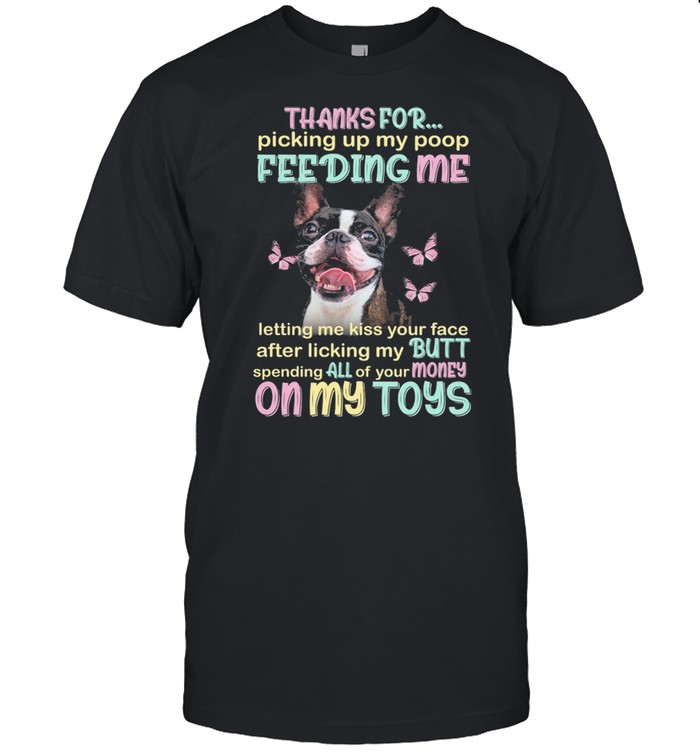 Boston terrier thanks for boston terrier lover Classic shirt Classic Men's T-shirt