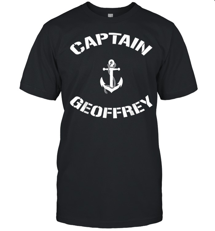 Sailing Boat Captain Geoffrey Personalized Boating Name shirt Classic Men's T-shirt
