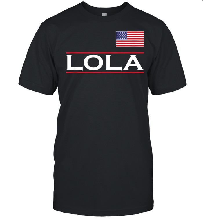 LOLA Personalized Name Birthday Idea shirt Classic Men's T-shirt