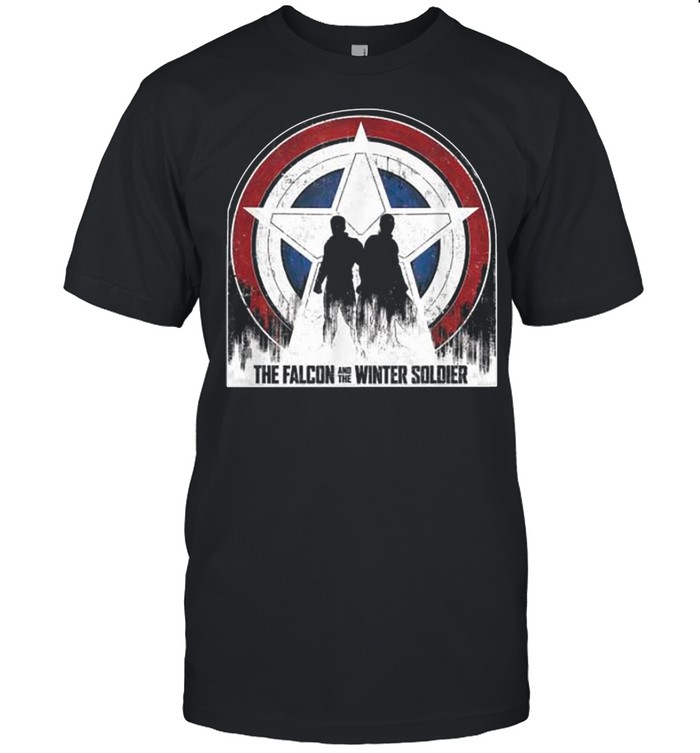 Marvel The Falcon And The Winter Soldier Silhouettes shirt Classic Men's T-shirt
