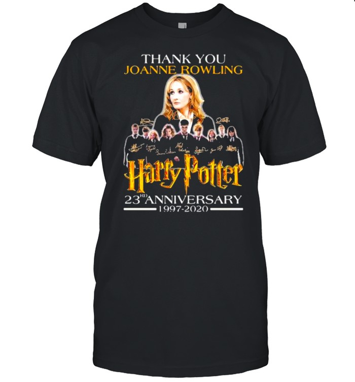 Thank You Joanne Rowling Harry Potter 23rd Anniversary 1997 2020 Signature  Classic Men's T-shirt