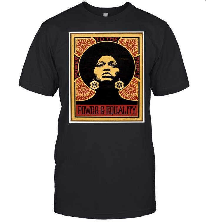 Angela Davis Power To The People Equality shirt Classic Men's T-shirt
