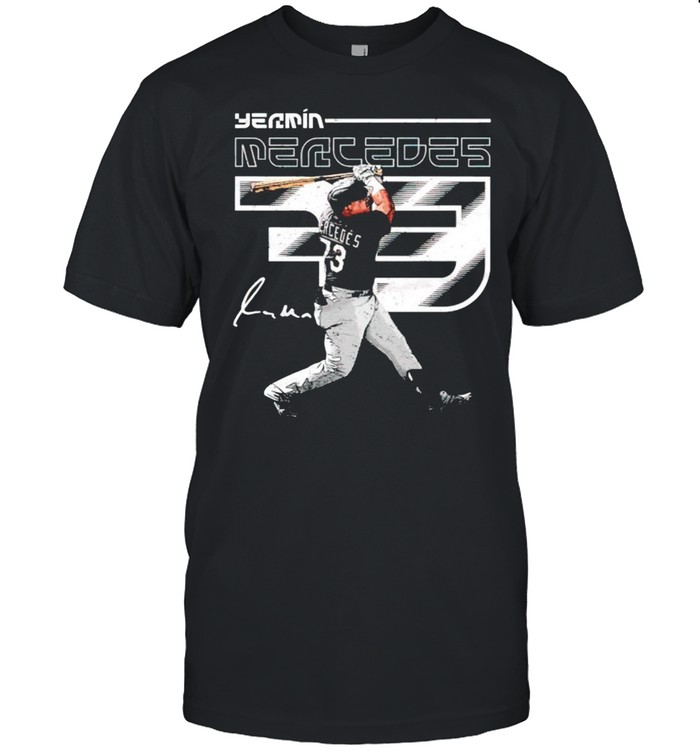Chicago Baseball 73 Yermin Mercedes signature shirt Classic Men's T-shirt
