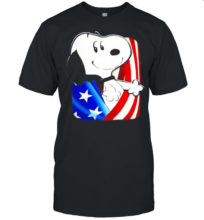 Snoopy 4th Of July Independence  Classic Men's T-shirt