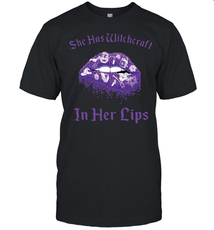 Lips She Has Witchcraft In Her T-shirt Classic Men's T-shirt