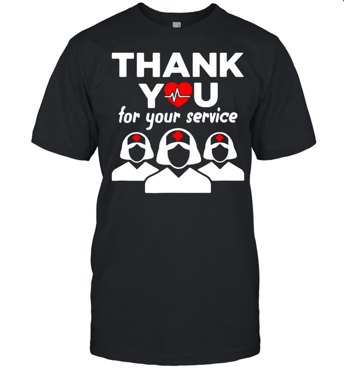 Thank You for your service registered nurse I love nurse shirt Classic Men's T-shirt