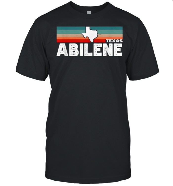 Vintage Retro Abilene TX Tourist Native Texas State T- Classic Men's T-shirt