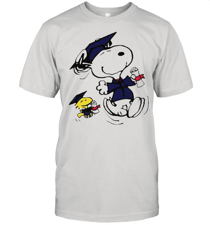 Snoopy and woodstock graduation class shirt Classic Men's T-shirt