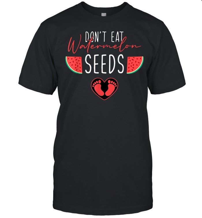 Don't Eat Watermelon Seeds Pregnancy Mom To Be shirt Classic Men's T-shirt