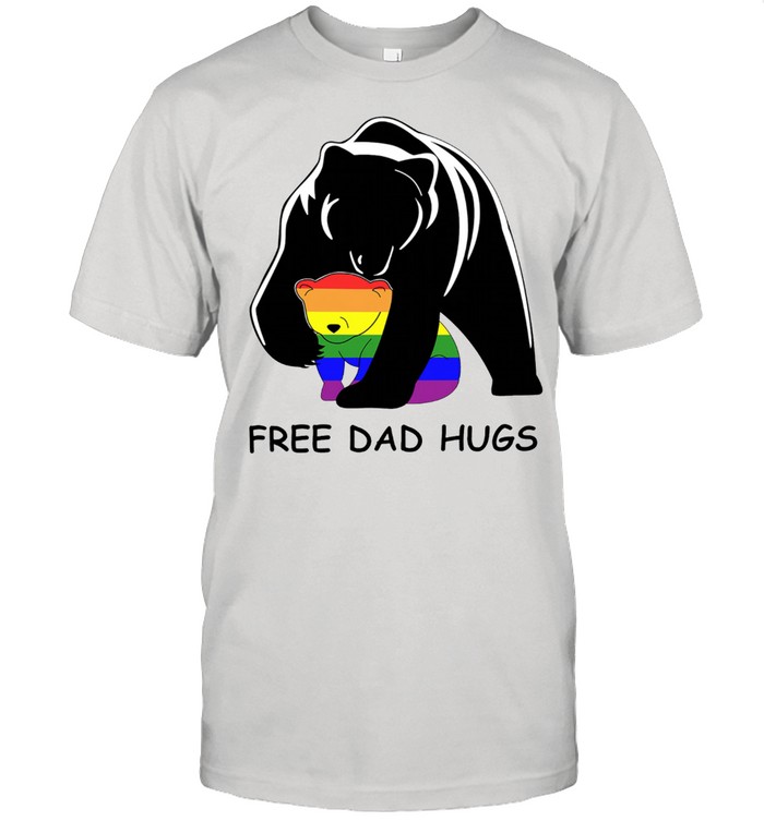 LGBT Bear free dad hugs shirt Classic Men's T-shirt