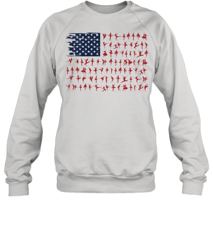 Love Ballet American Flag Shirt Unisex Sweatshirt