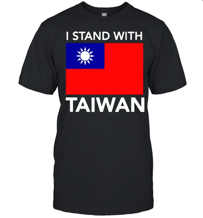 I Stand With Taiwan Taiwan Flag T- Classic Men's T-shirt