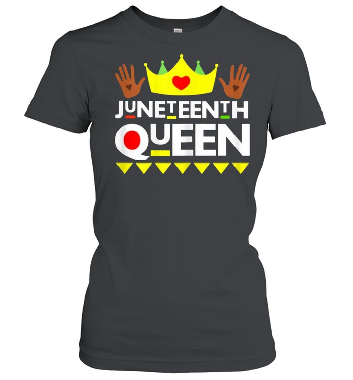 Juneteenth Queen Black Girl Magic Melanin T- Classic Women's T-shirt