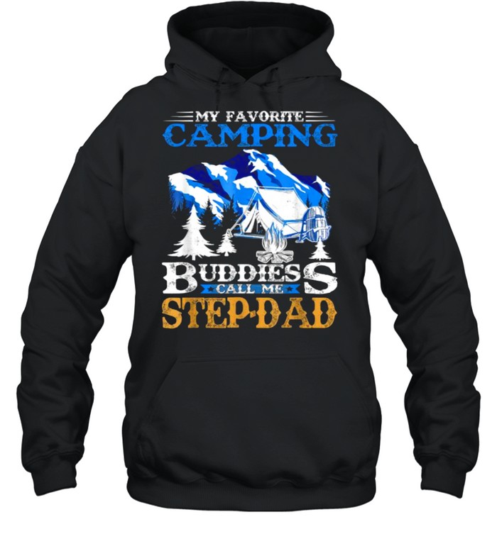 My Favorite Camping Buddies Call Me Pappy mountain t- Unisex Hoodie
