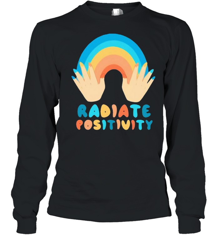 Radiate Positivity Rainbow  Long Sleeved T-shirt