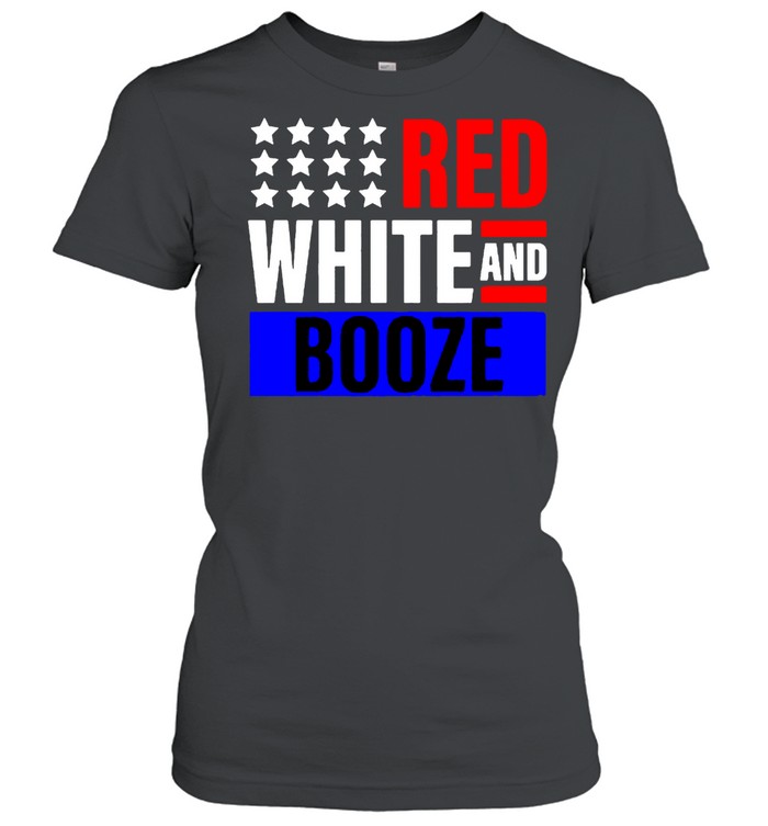 Red White And Booze  Classic Women'S T-Shirt