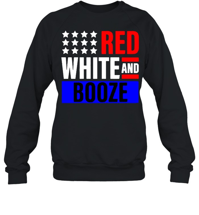Red White And Booze  Unisex Sweatshirt
