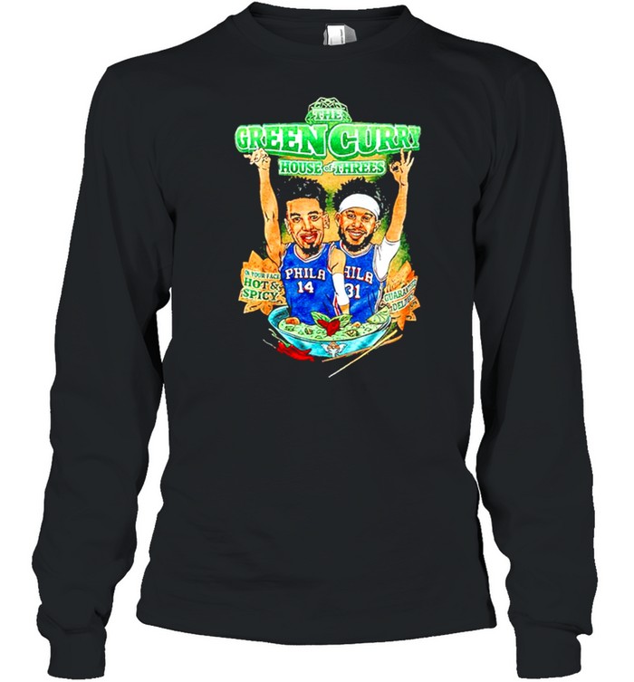 The Green Curry House Of Threes Philadelphia shirt Long Sleeved T-shirt