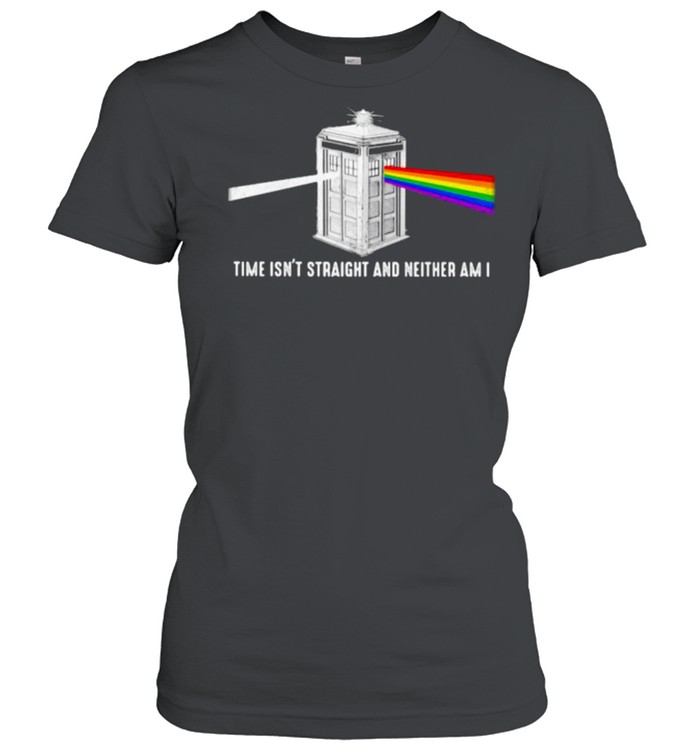 Time Isn’t Straight And Neither Am I Lgbt Shirt Classic Women'S T-Shirt