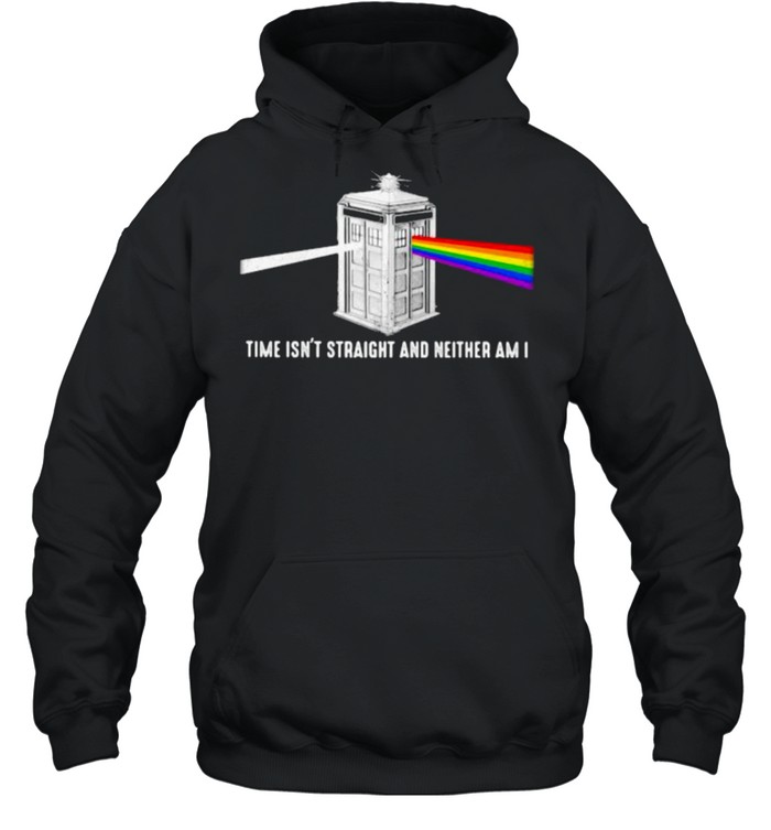 Time Isn’t Straight And Neither Am I Lgbt Shirt Unisex Hoodie