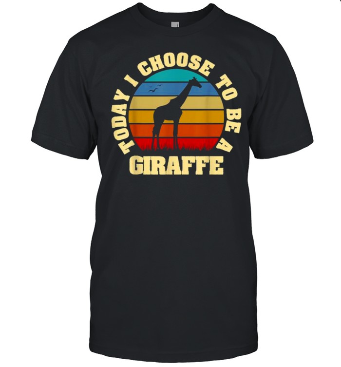 Today i choose to be a Giraffe vintage shirt Classic Men's T-shirt