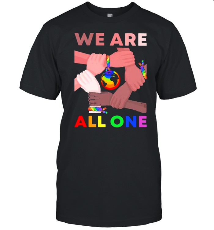 We Are All One LGBT  Classic Men's T-shirt