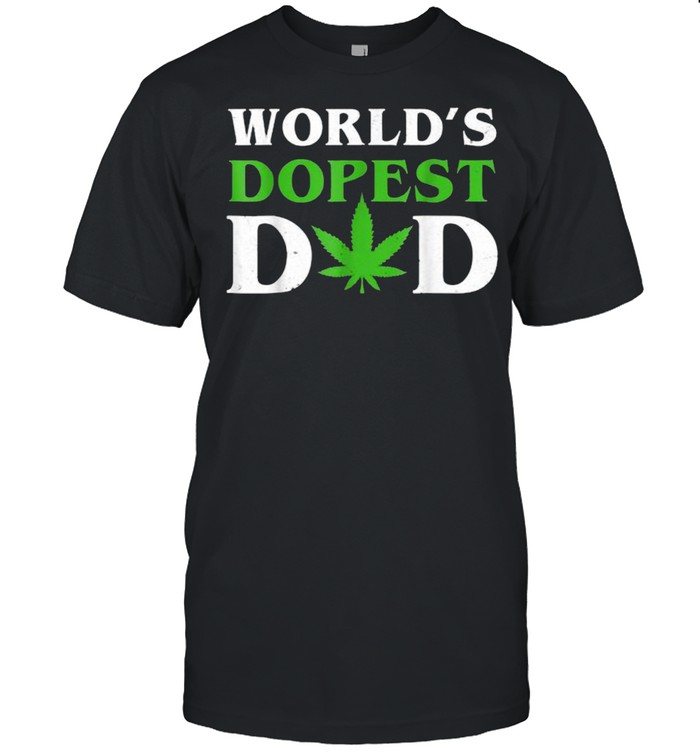 World’s Dopest Dad Cannabis T- Classic Men's T-shirt
