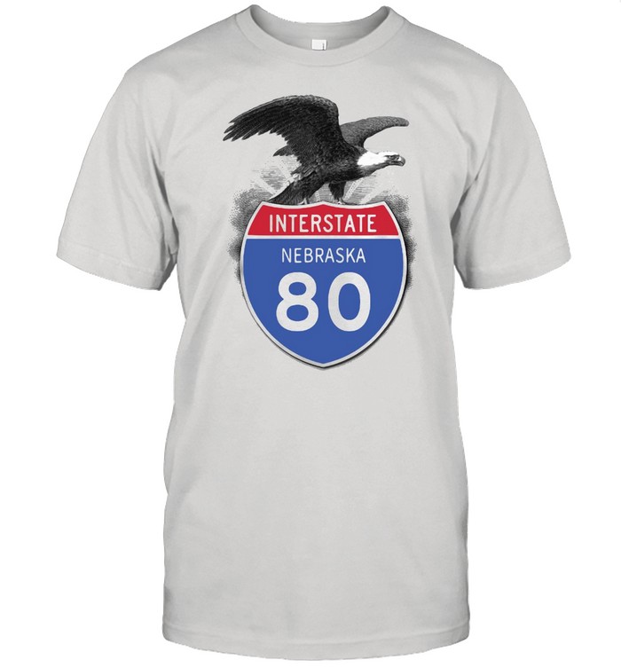 Eagle Interstate Nebraska 80 T-shirt Classic Men's T-shirt