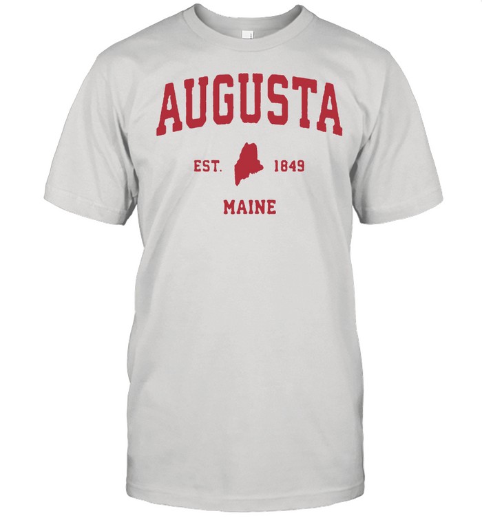 Augusta Maine 1849 ME Vintage Sports shirt Classic Men's T-shirt