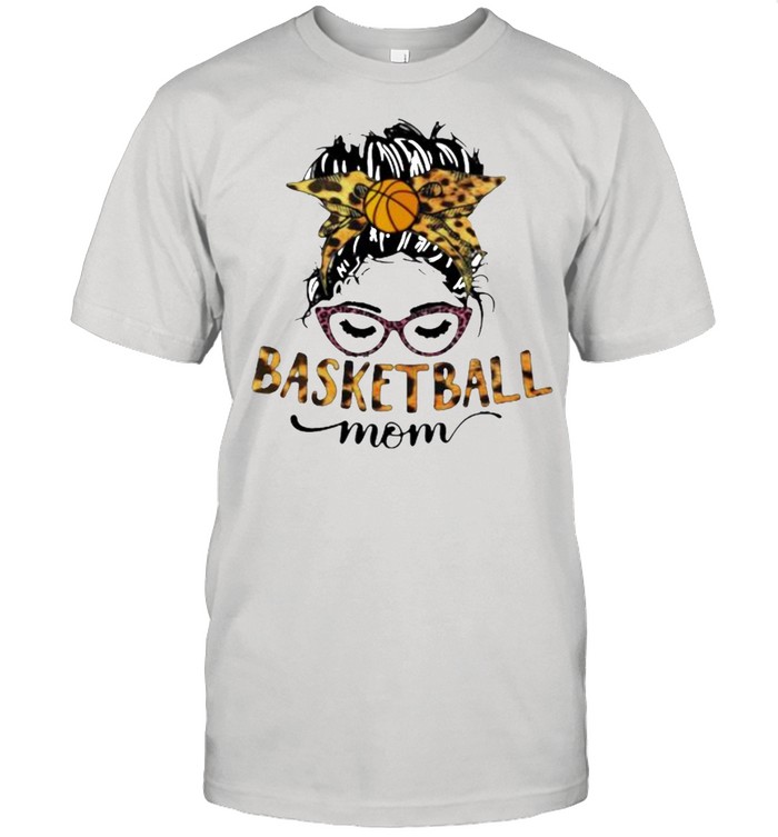 Basketball Mom Lepoard  Classic Men's T-shirt