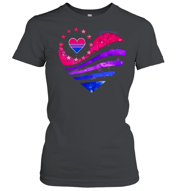 Bisexual Pride Heart  Classic Women's T-shirt