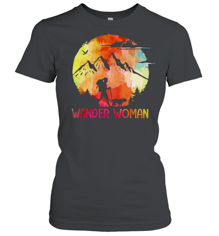 Camping Wonder Woman Shirt Classic Women'S T-Shirt