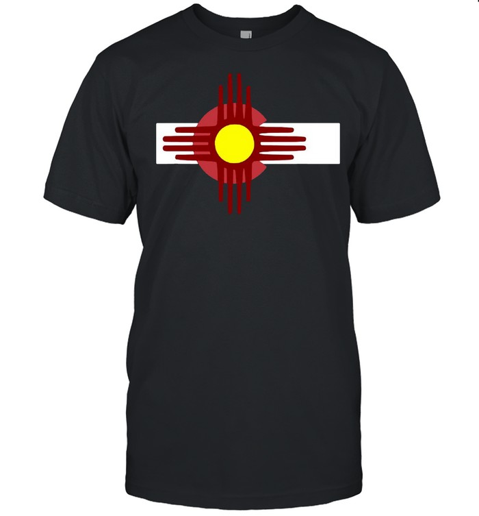 Colorado New Mexico  Flag Zia T-shirt Classic Men's T-shirt