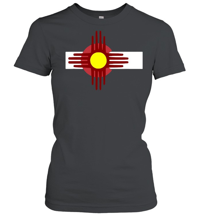 Colorado New Mexico  Flag Zia T-Shirt Classic Women'S T-Shirt