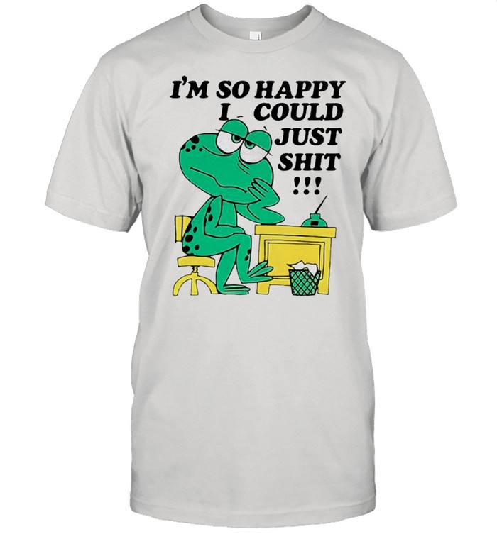 Frog Im so happy I could just shit shirt Classic Men's T-shirt
