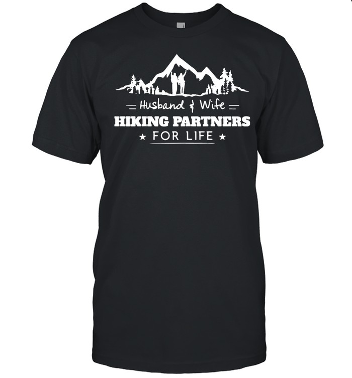 Husband and wife hiking partners for life shirt Classic Men's T-shirt