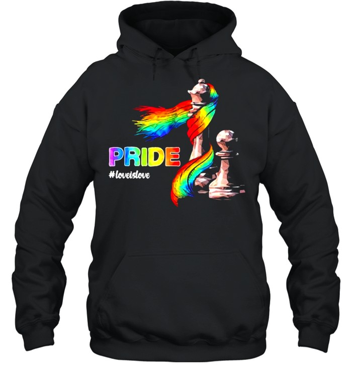 Lgbt Pride This Is Me Love Is Love Chess Shirt Unisex Hoodie
