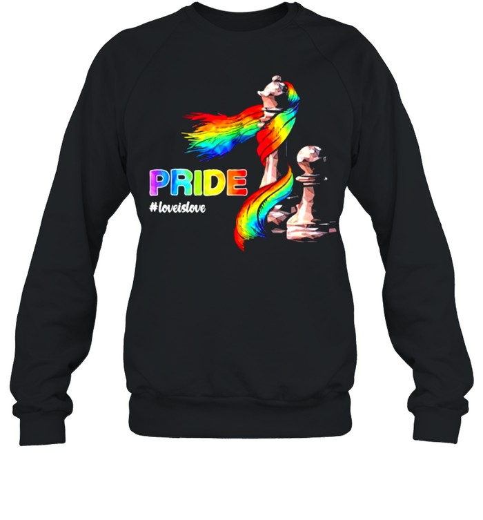 Lgbt Pride This Is Me Love Is Love Chess Shirt Unisex Sweatshirt