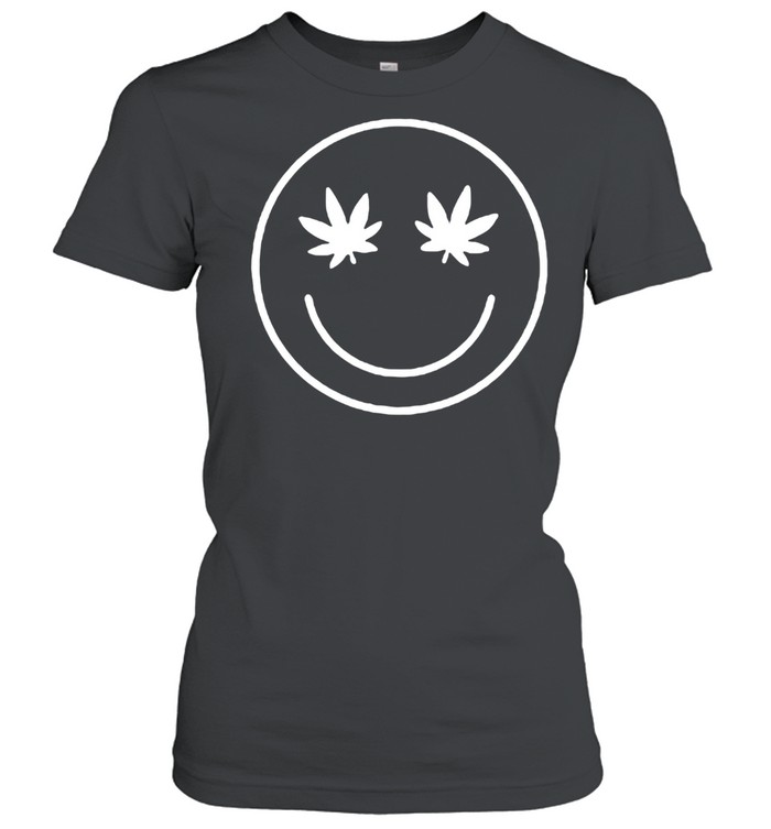 Pineapple Express Marijuana Leaf Weed Cannabis Face T-Shirt Classic Women'S T-Shirt