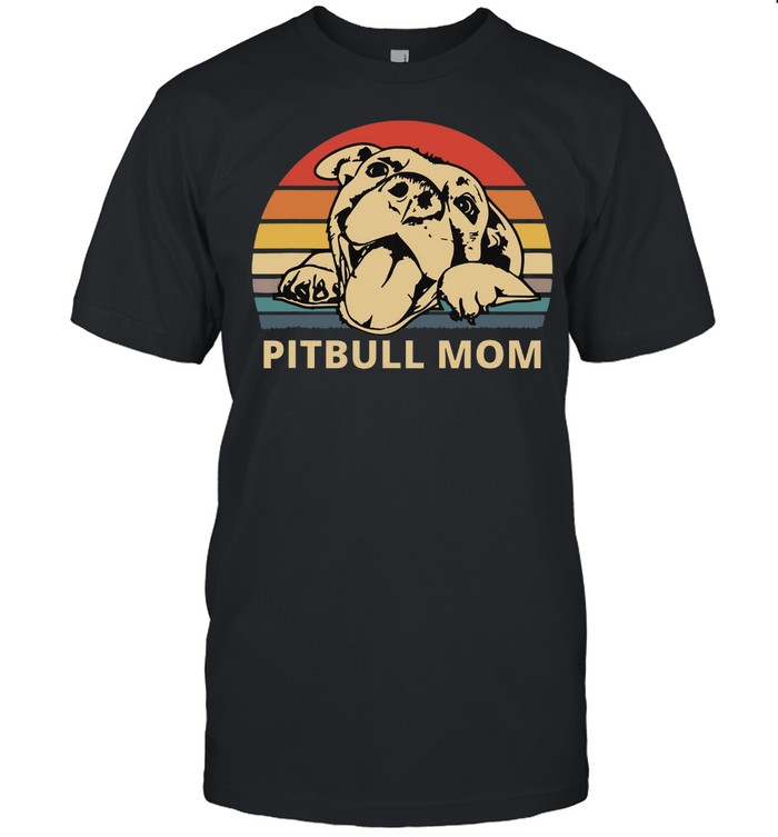 Pitbull Mom shirt Classic Men's T-shirt