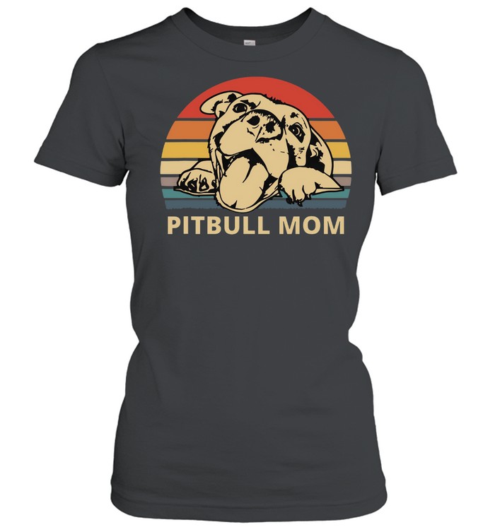 Pitbull Mom Shirt Classic Women'S T-Shirt