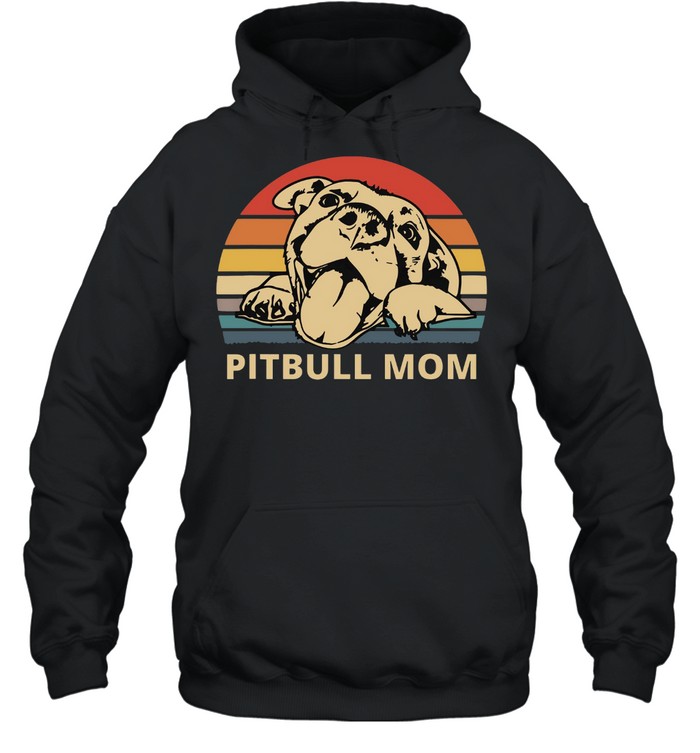 Pitbull Mom Shirt Unisex Hoodie