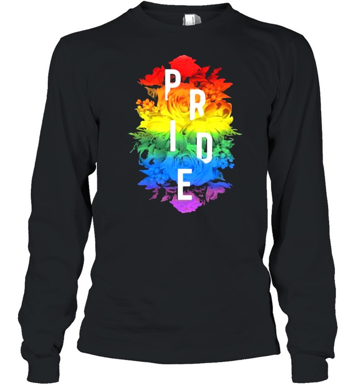 Pride Rose Love Lgbt  Long Sleeved T-Shirt