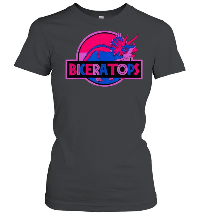 Biceratops Bisexual Ceratops Dinosaur Lgbt Pride Month Shirt Classic Women'S T-Shirt