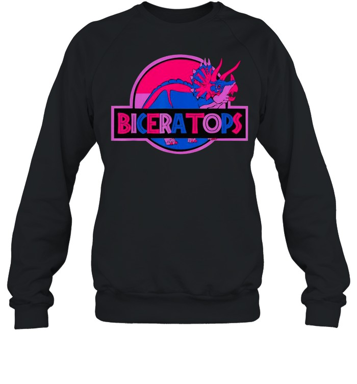 Biceratops Bisexual Ceratops Dinosaur Lgbt Pride Month Shirt Unisex Sweatshirt