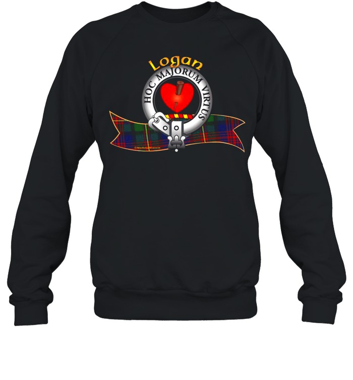 Logan Clan Tartan Crest Motto T-shirt Unisex Sweatshirt
