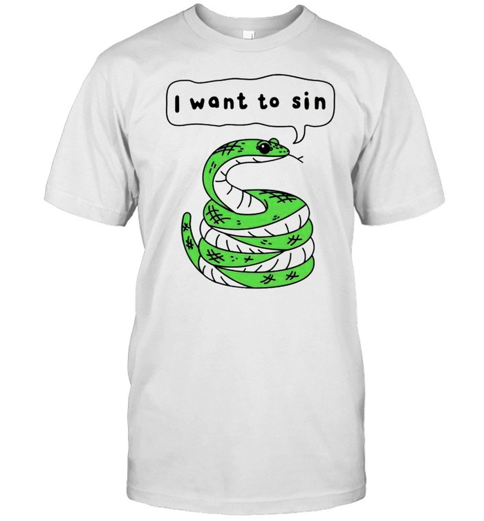 Snake I want to sin shirt Classic Men's T-shirt