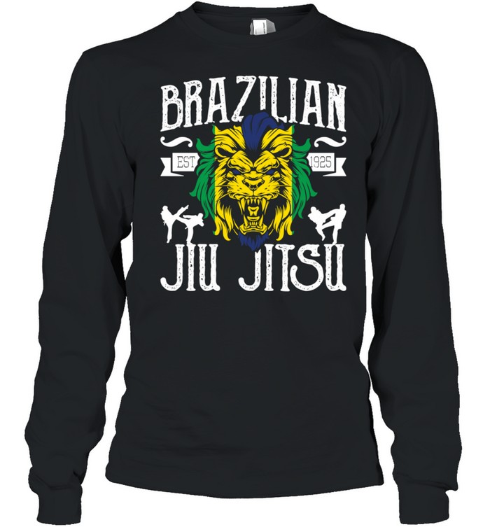 Brazilian Jiu Jitsu Mixed Martial Arts Mma Bjj Shirt Long Sleeved T Shirt